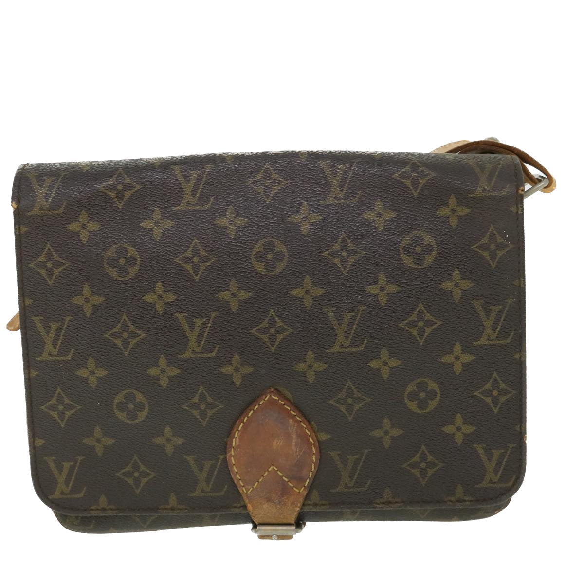 LOUIS VUITTON Monogram Cartouchiere GM Shoulder Bag M51252 LV bs8462