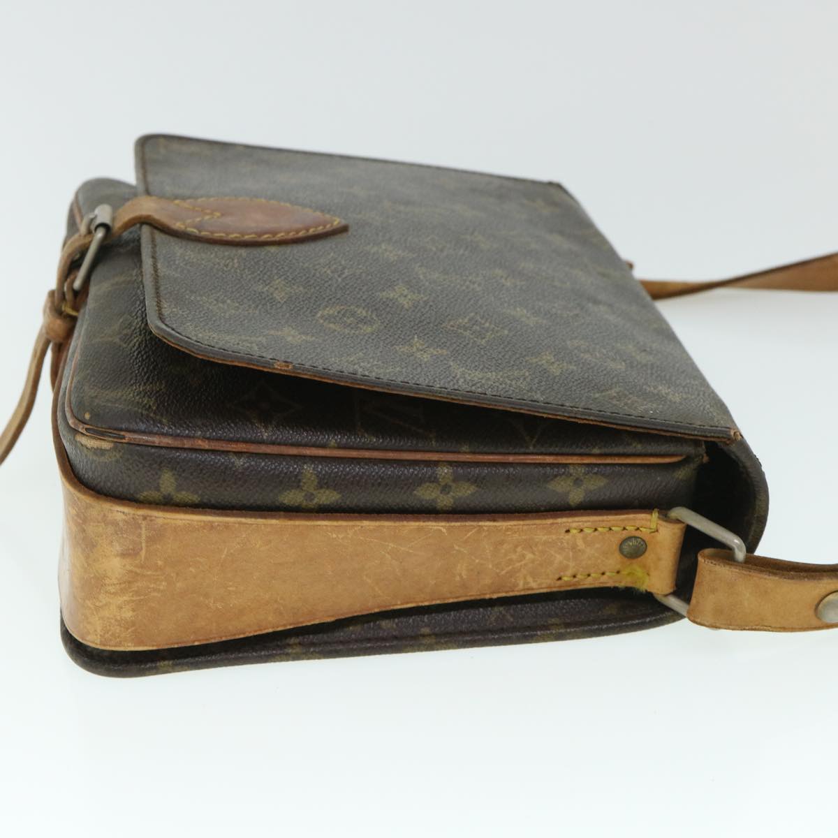 LOUIS VUITTON Monogram Cartouchiere GM Shoulder Bag M51252 LV bs8462
