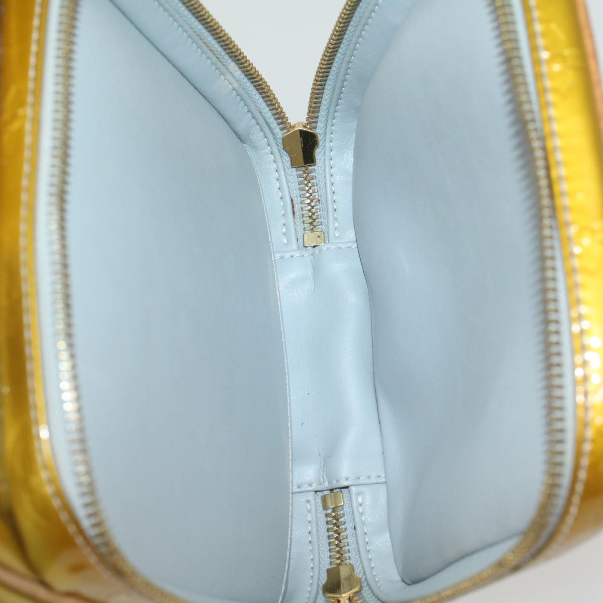 LOUIS VUITTON Monogram Vernis Wooster Shoulder Bag Gris M91036 LV bs8464
