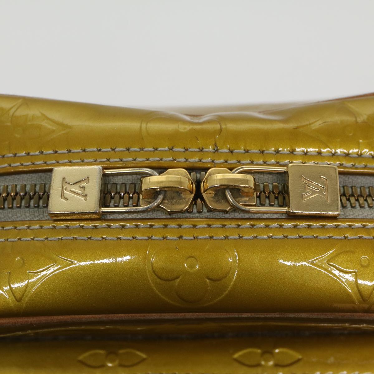 LOUIS VUITTON Monogram Vernis Wooster Shoulder Bag Gris M91036 LV bs8464
