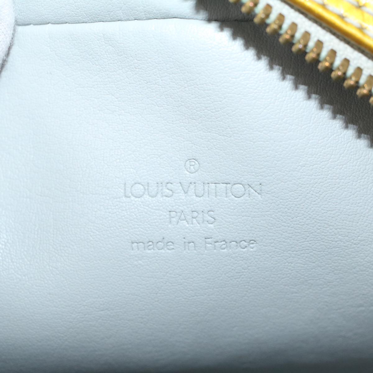 LOUIS VUITTON Monogram Vernis Wooster Shoulder Bag Gris M91036 LV bs8464