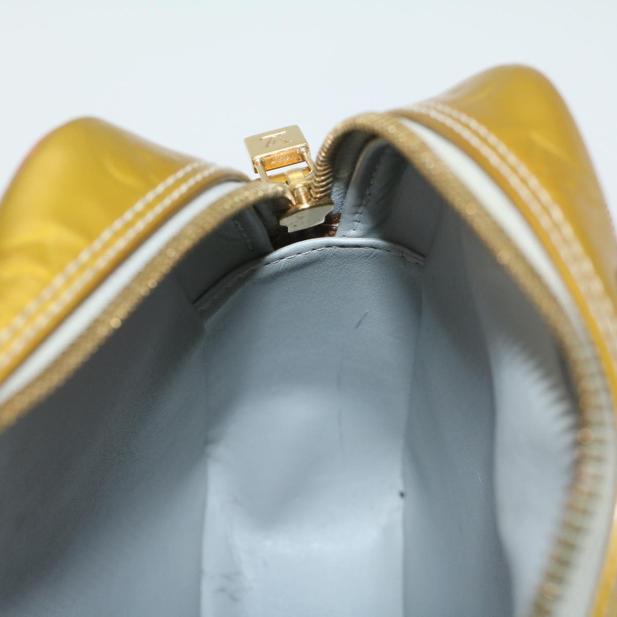 LOUIS VUITTON Monogram Vernis Wooster Shoulder Bag Gris M91036 LV bs8464