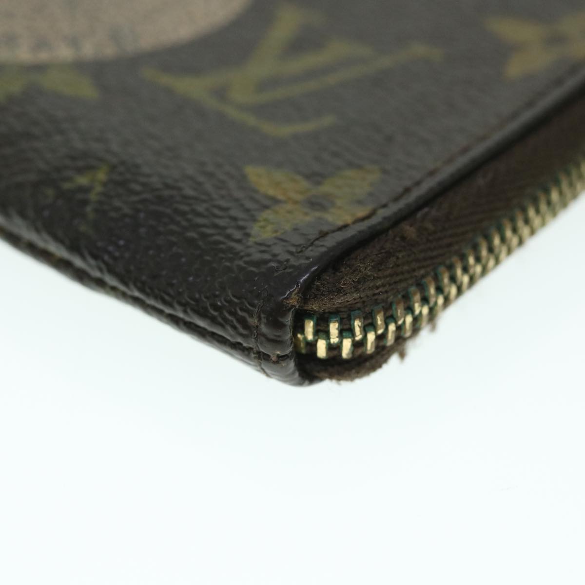 LOUIS VUITTON Monogram T&B Pochette Cles Coin Purse M58025 LV bs8466