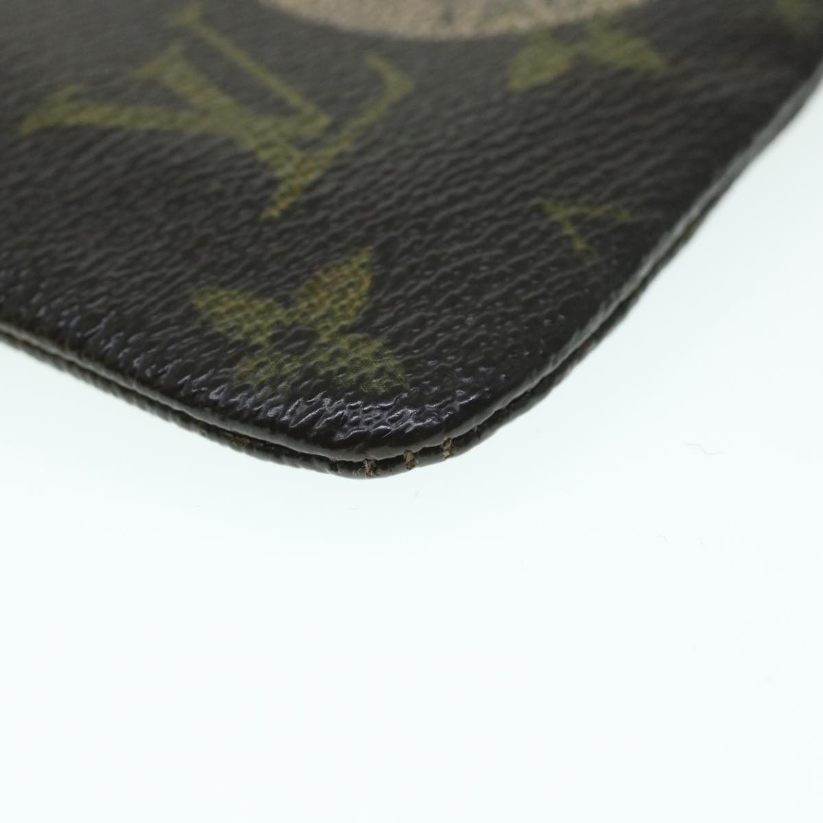 LOUIS VUITTON Monogram T&B Pochette Cles Coin Purse M58025 LV bs8466