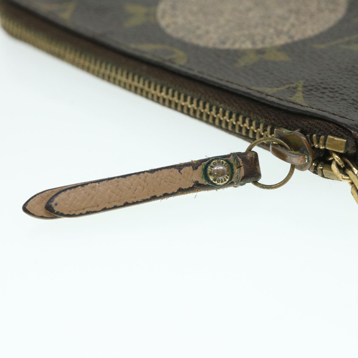 LOUIS VUITTON Monogram T&B Pochette Cles Coin Purse M58025 LV bs8466