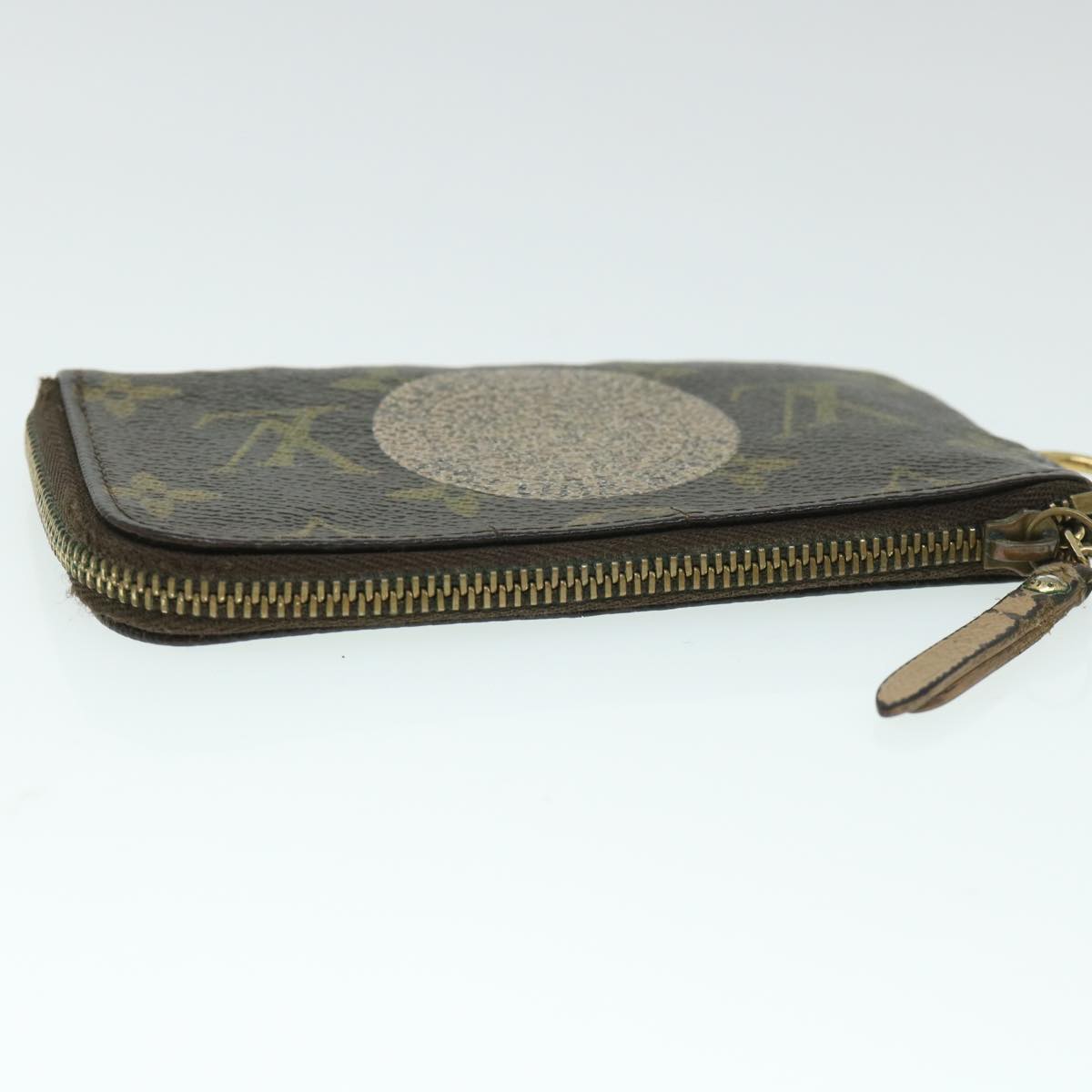 LOUIS VUITTON Monogram T&B Pochette Cles Coin Purse M58025 LV bs8466