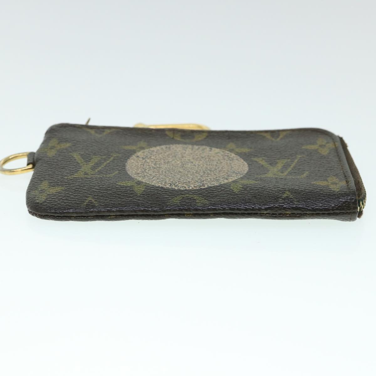 LOUIS VUITTON Monogram T&B Pochette Cles Coin Purse M58025 LV bs8466