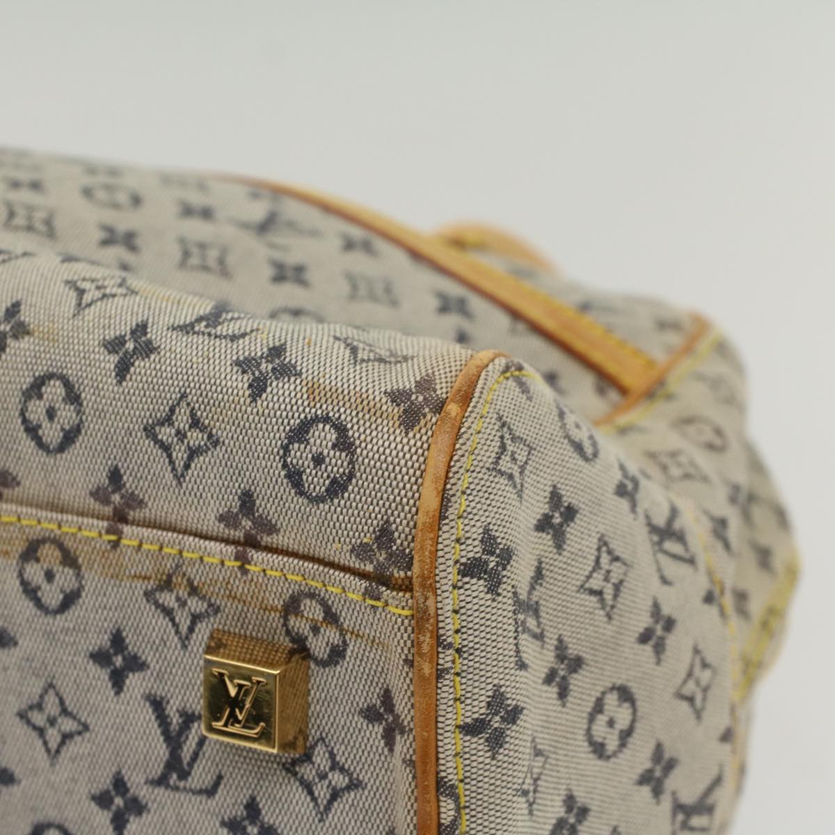 LOUIS VUITTON Monogram Mini Marie Hand Bag Blue M92003 LV bs8468