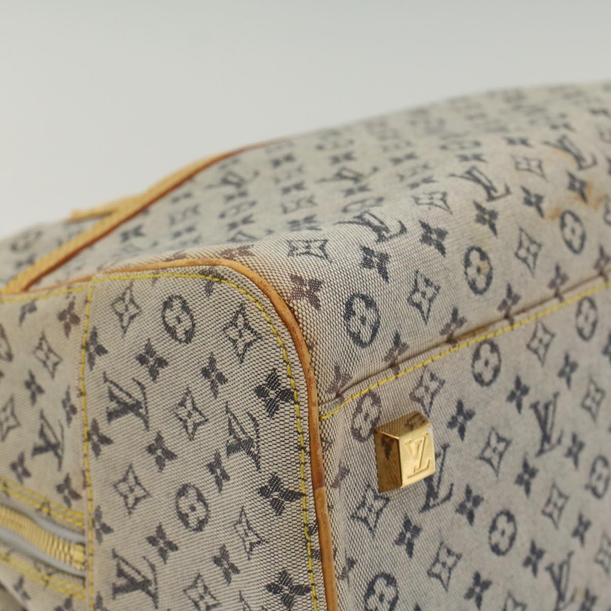 LOUIS VUITTON Monogram Mini Marie Hand Bag Blue M92003 LV bs8468