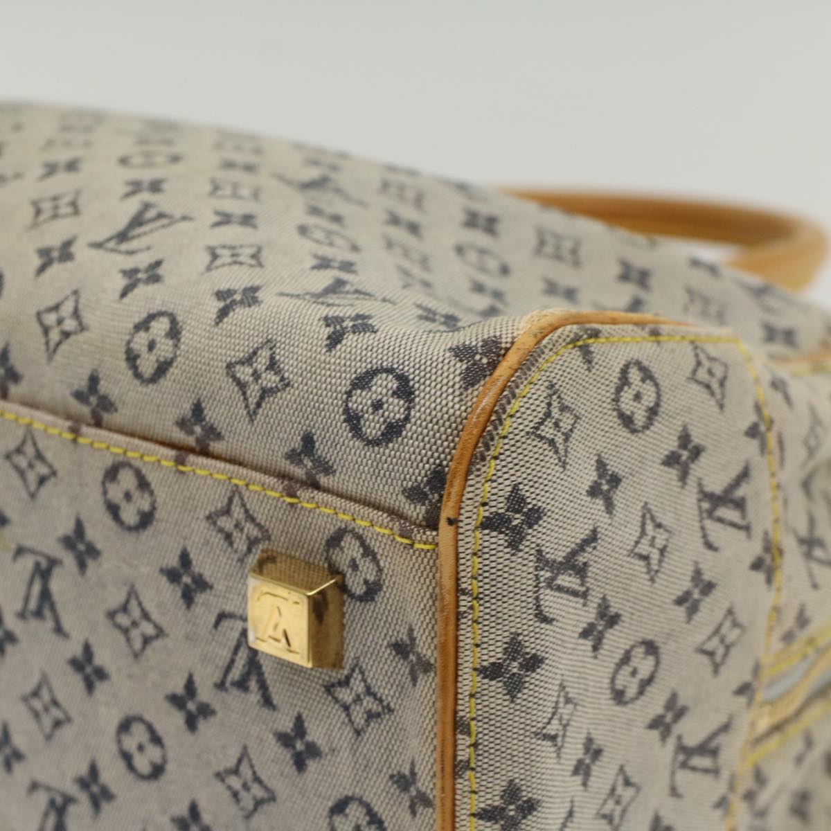 LOUIS VUITTON Monogram Mini Marie Hand Bag Blue M92003 LV bs8468