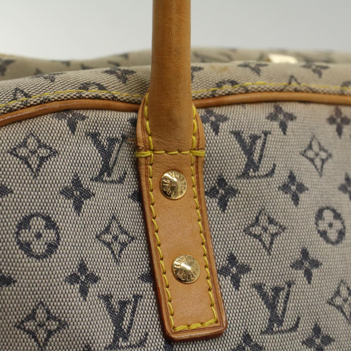 LOUIS VUITTON Monogram Mini Marie Hand Bag Blue M92003 LV bs8468