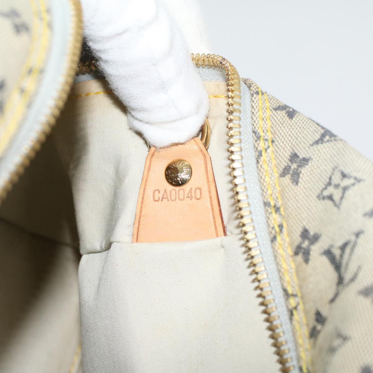 LOUIS VUITTON Monogram Mini Marie Hand Bag Blue M92003 LV bs8468