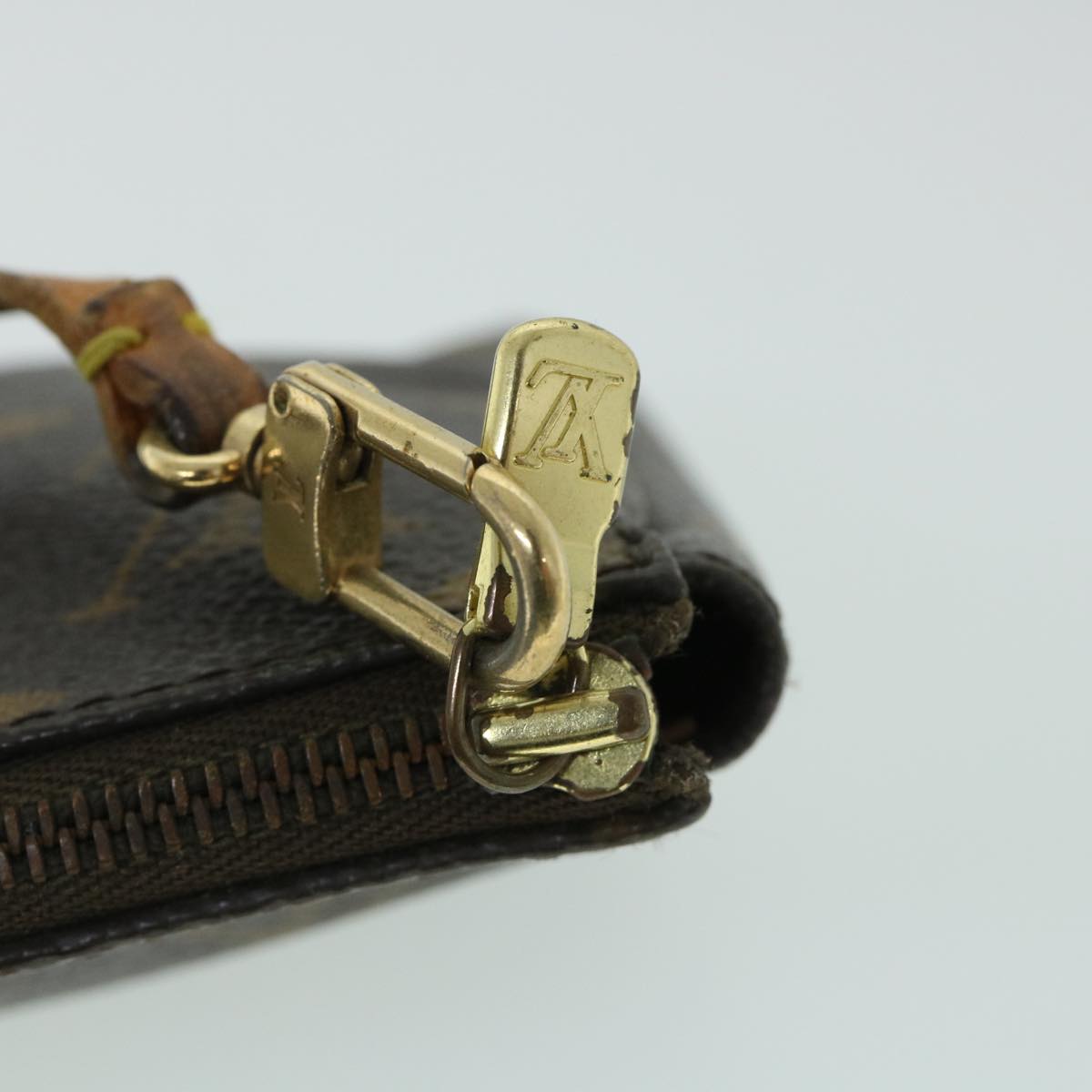 LOUIS VUITTON Monogram Pochette Accessoires Pouch M51980 LV bs8471