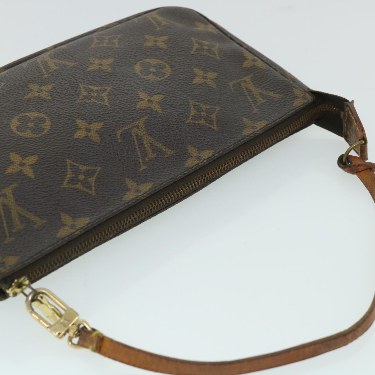 LOUIS VUITTON Monogram Pochette Accessoires Pouch M51980 LV bs8471