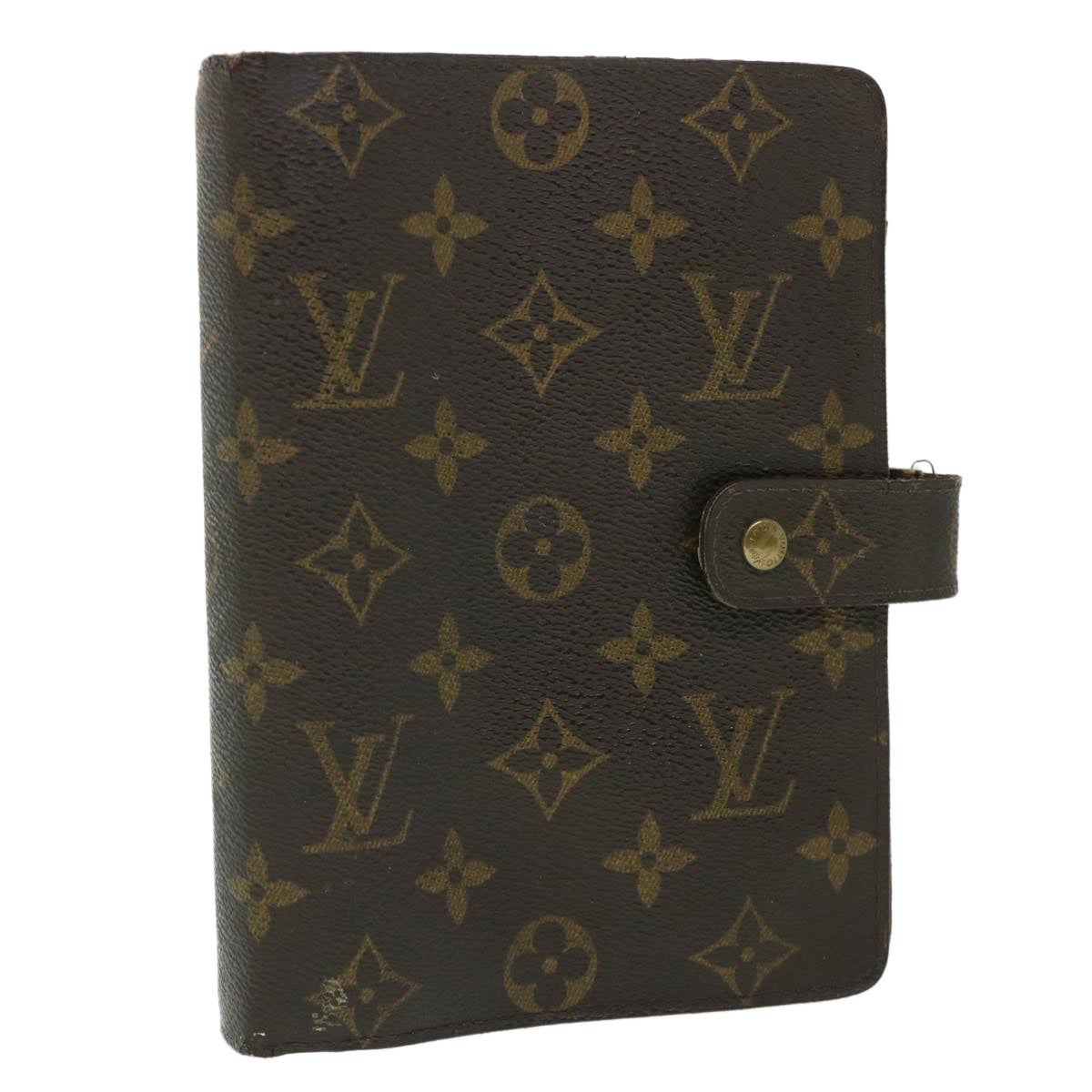 LOUIS VUITTON Monogram Agenda MM Day Planner Cover R20105 LV bs8474