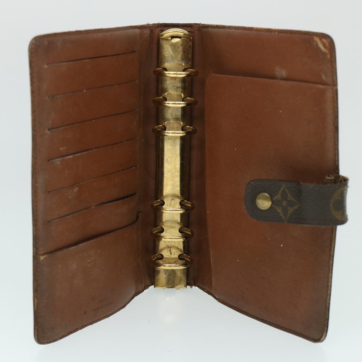 LOUIS VUITTON Monogram Agenda MM Day Planner Cover R20105 LV bs8474