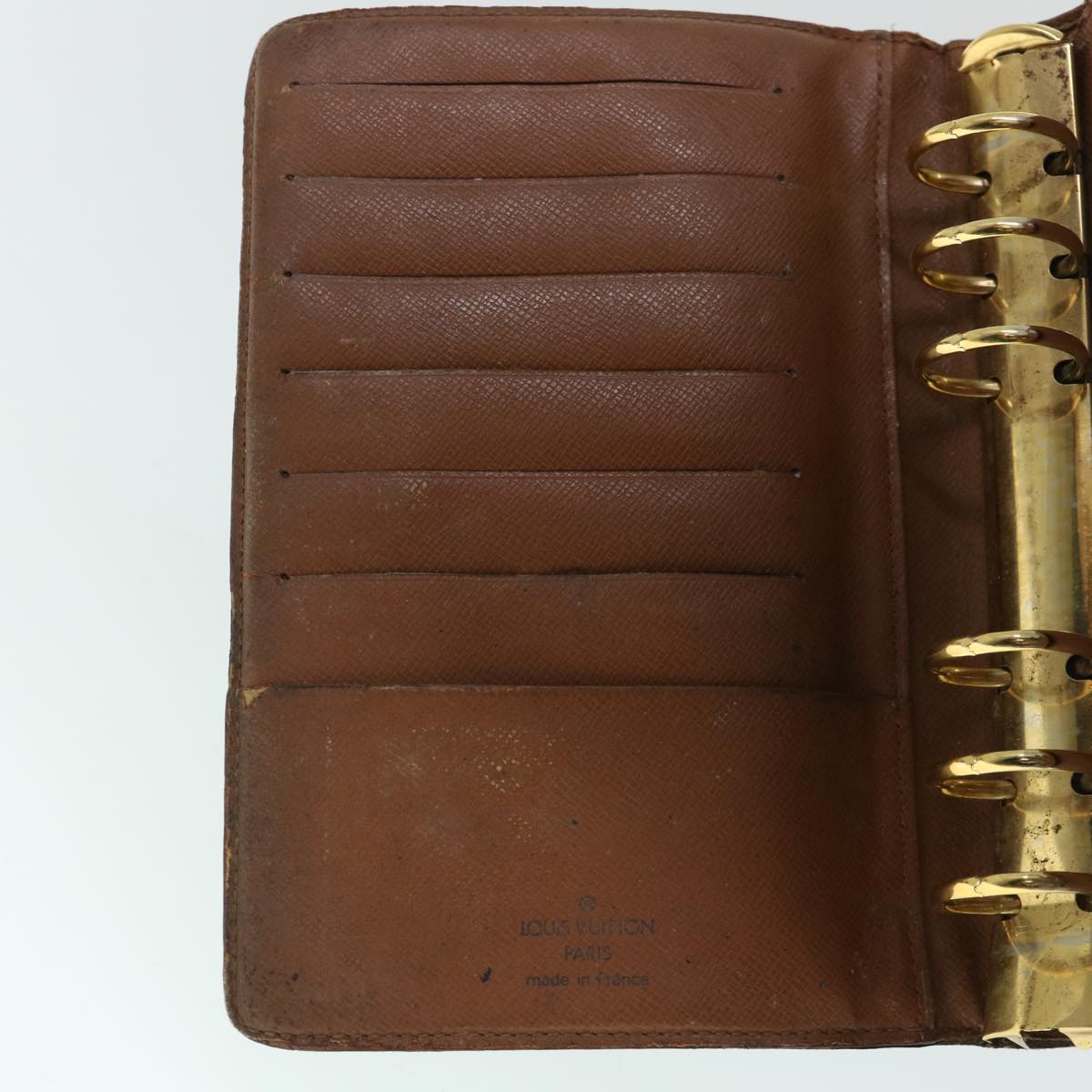 LOUIS VUITTON Monogram Agenda MM Day Planner Cover R20105 LV bs8474