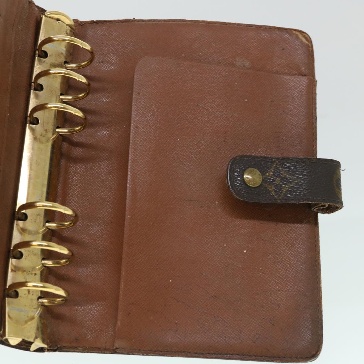 LOUIS VUITTON Monogram Agenda MM Day Planner Cover R20105 LV bs8474