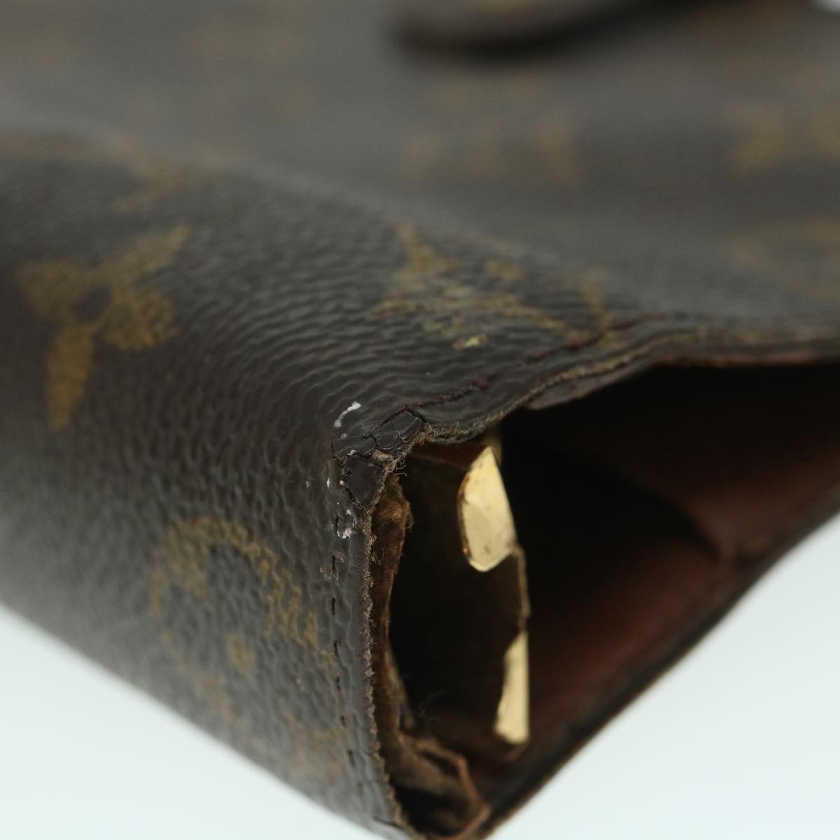 LOUIS VUITTON Monogram Agenda MM Day Planner Cover R20105 LV bs8474