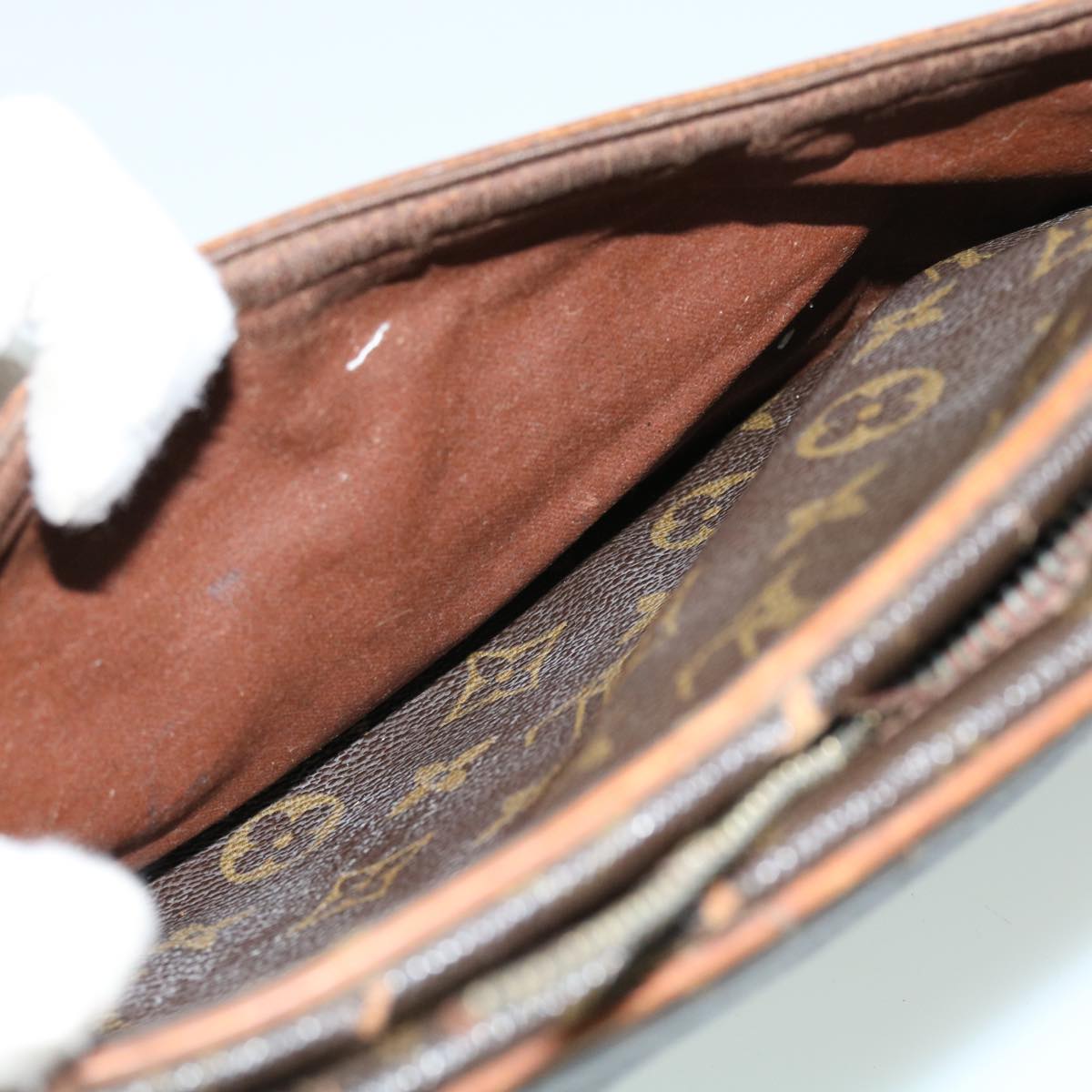 LOUIS VUITTON Monogram Compiegne 28 Clutch Bag M51845 LV bs8478