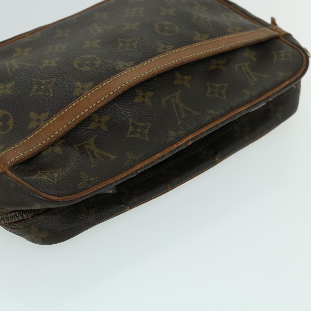 LOUIS VUITTON Monogram Compiegne 28 Clutch Bag M51845 LV bs8478