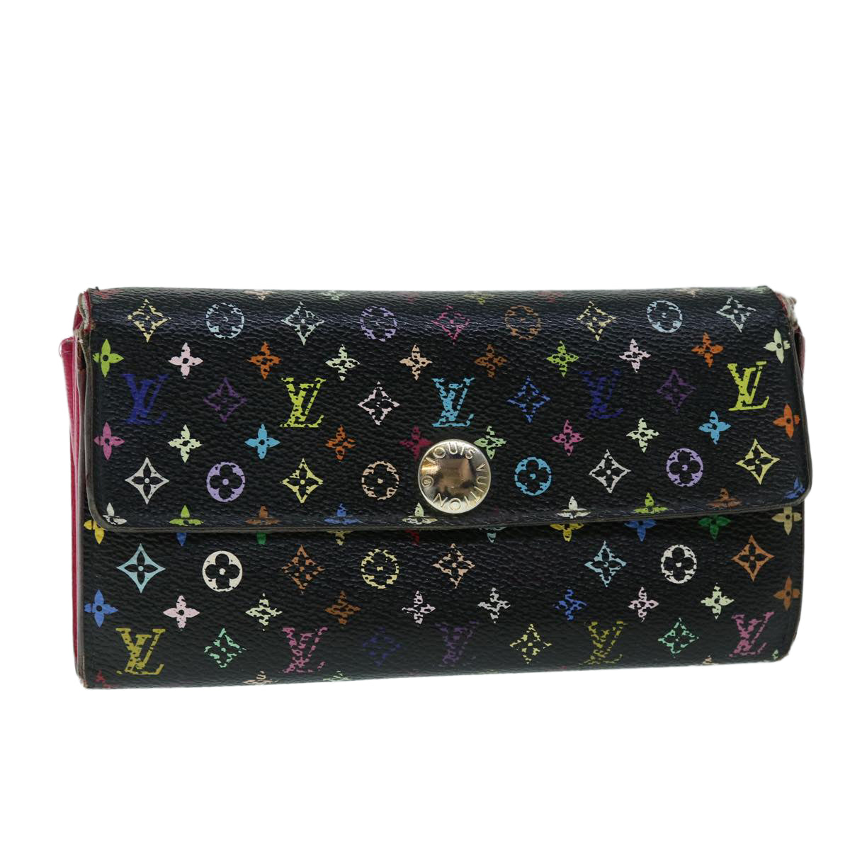 LOUIS VUITTON Monogram Multicolor PortefeuilleSarah Wallet M93747 LV bs8503
