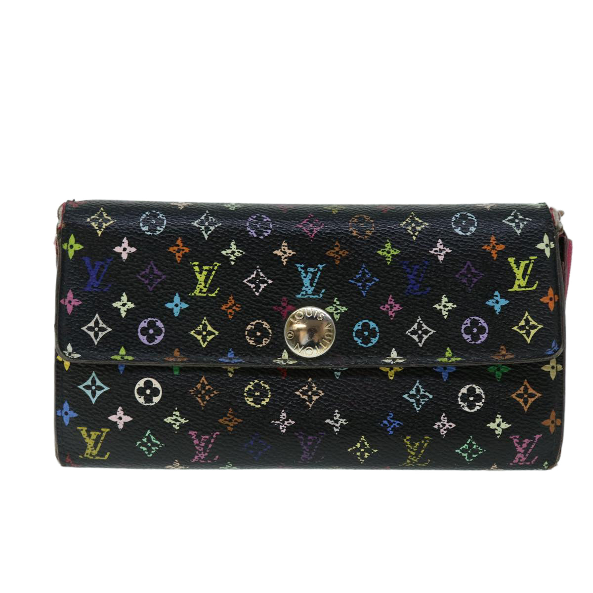 LOUIS VUITTON Monogram Multicolor PortefeuilleSarah Wallet M93747 LV bs8503