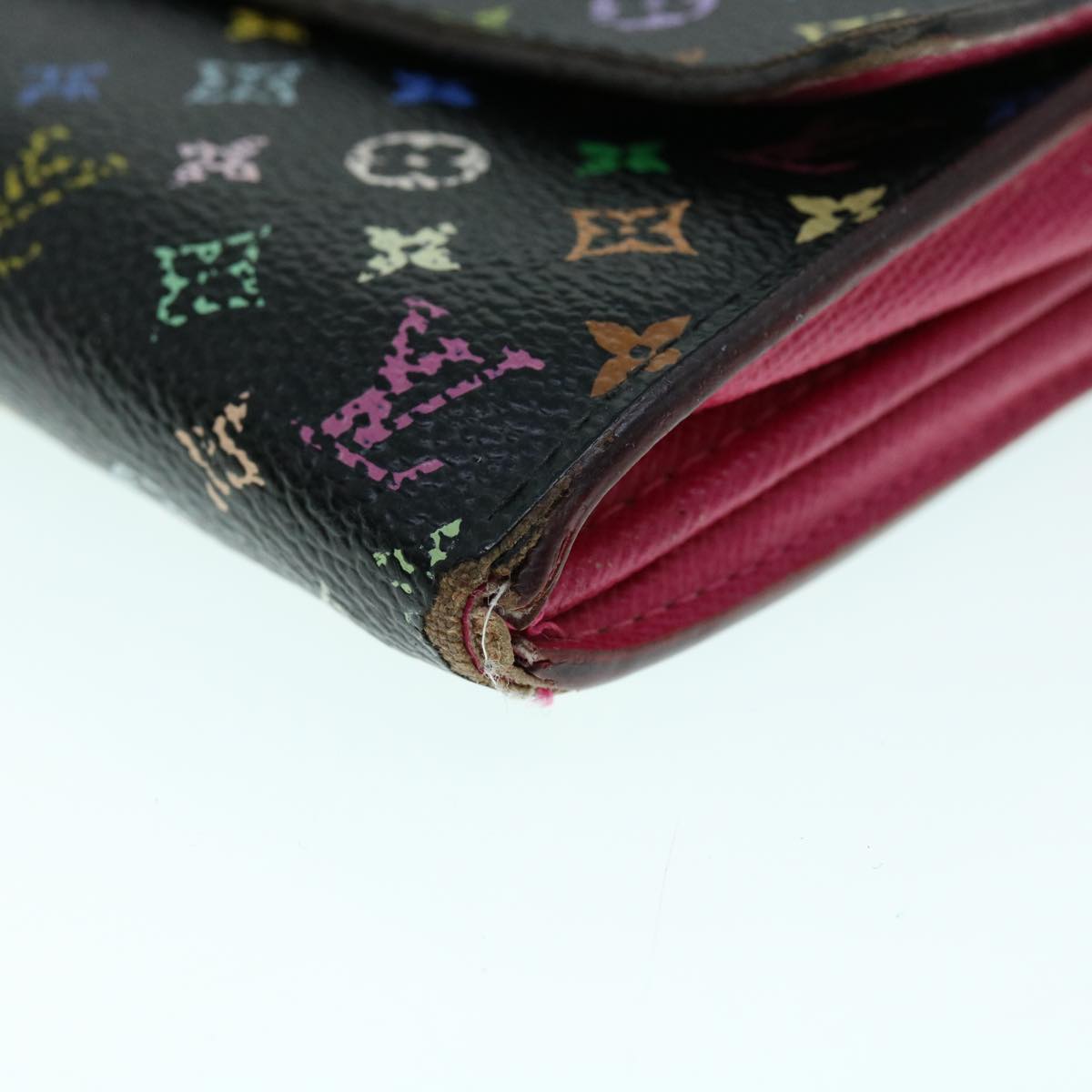 LOUIS VUITTON Monogram Multicolor PortefeuilleSarah Wallet M93747 LV bs8503