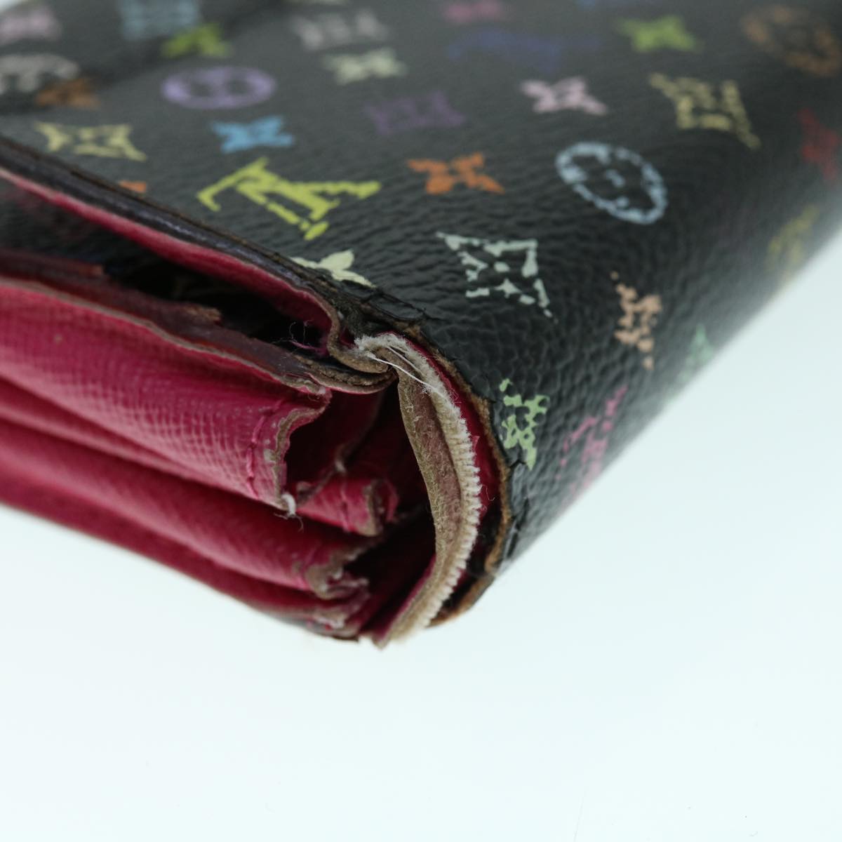 LOUIS VUITTON Monogram Multicolor PortefeuilleSarah Wallet M93747 LV bs8503