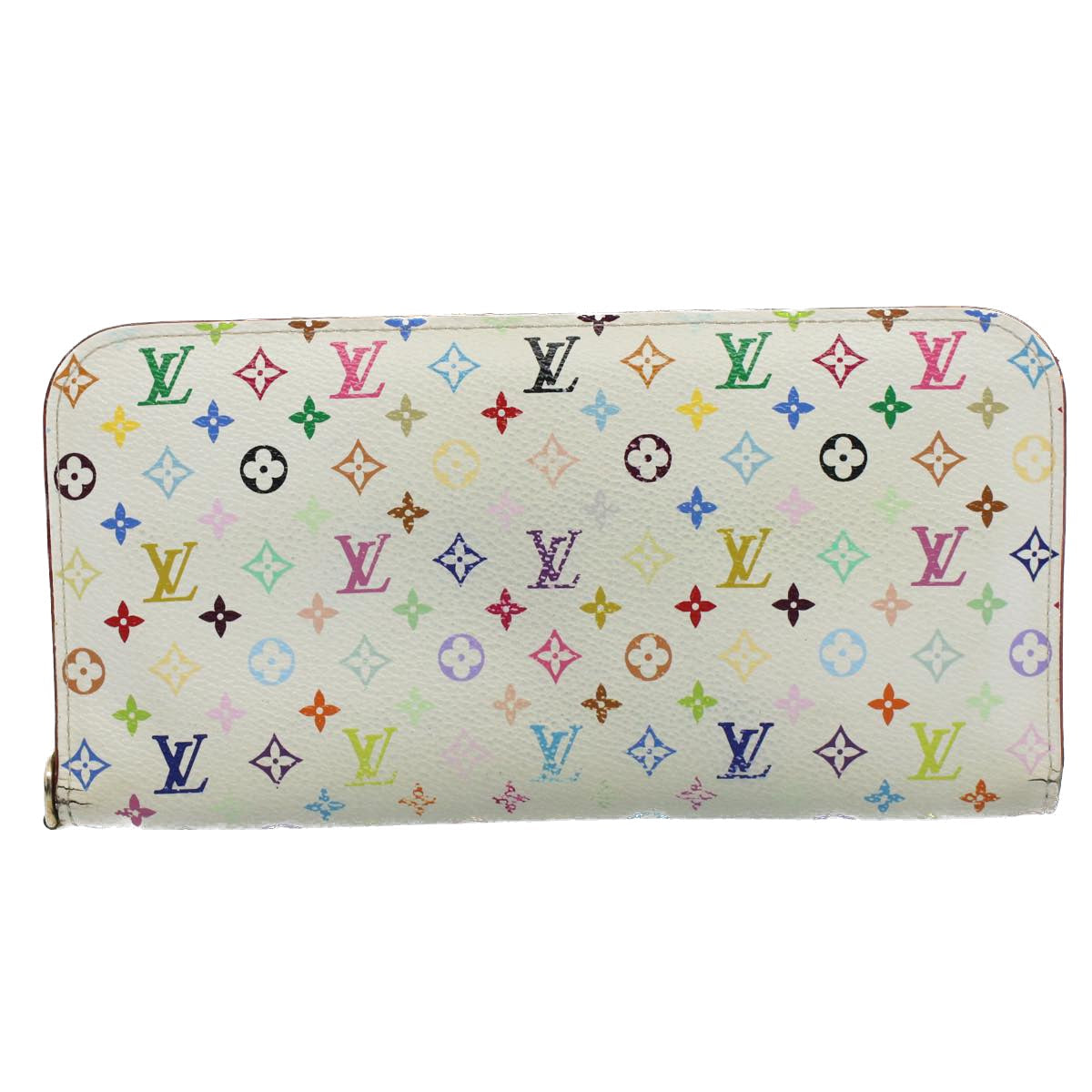 LOUIS VUITTON Multicolor Portefeuille Insolite Wallet White M93753 bs8509
