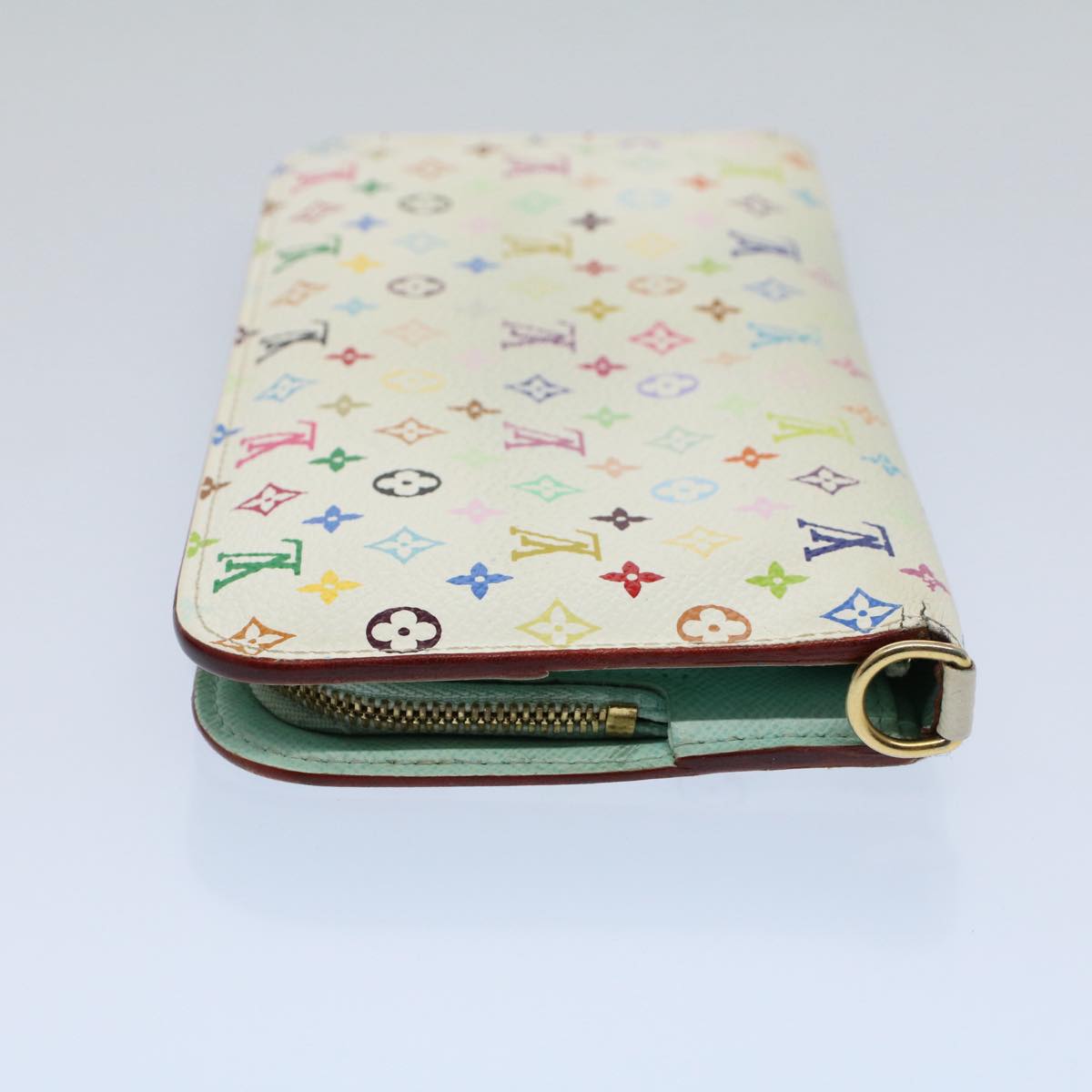 LOUIS VUITTON Multicolor Portefeuille Insolite Wallet White M93753 bs8509