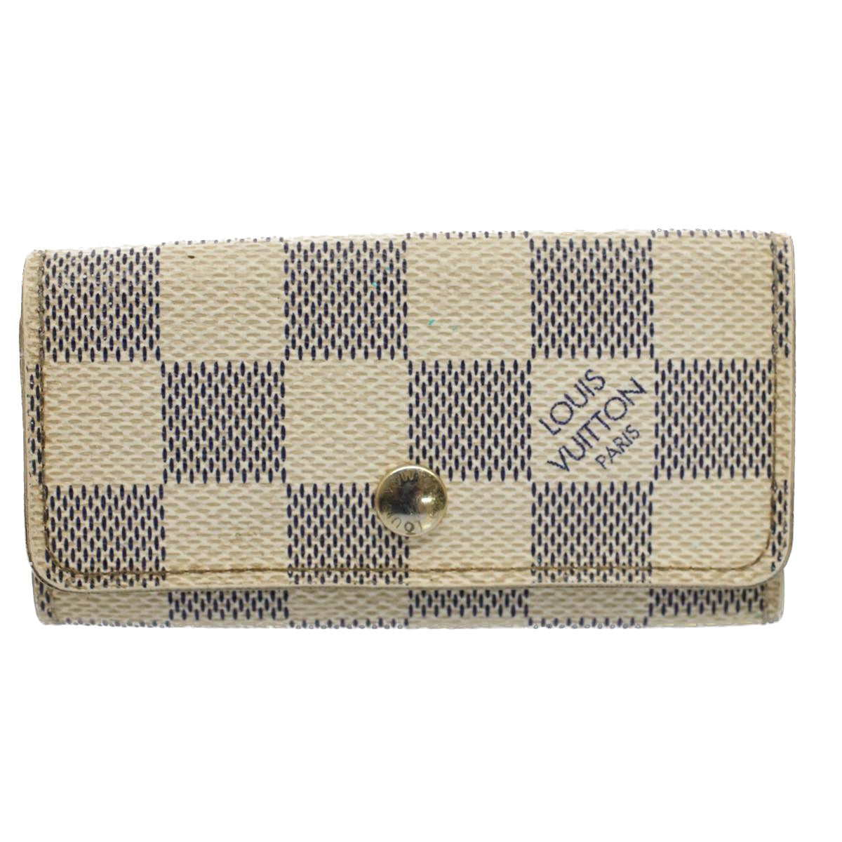 LOUIS VUITTON Monogram Damier Azur Key iPhone Case Wallet 7Set LV bs8512