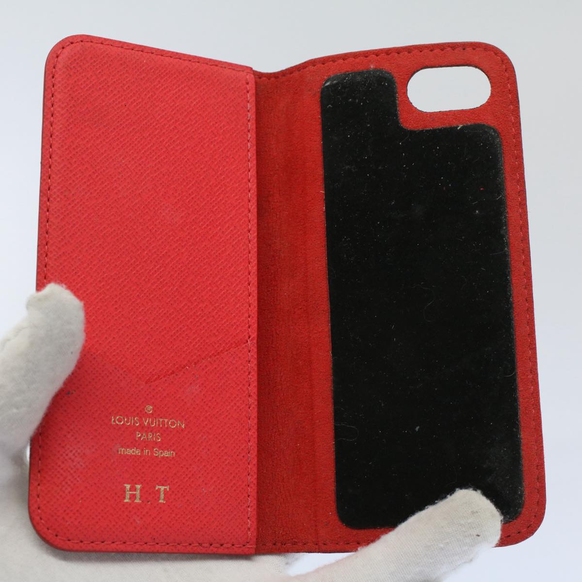 LOUIS VUITTON Monogram Damier Azur Key iPhone Case Wallet 7Set LV bs8512