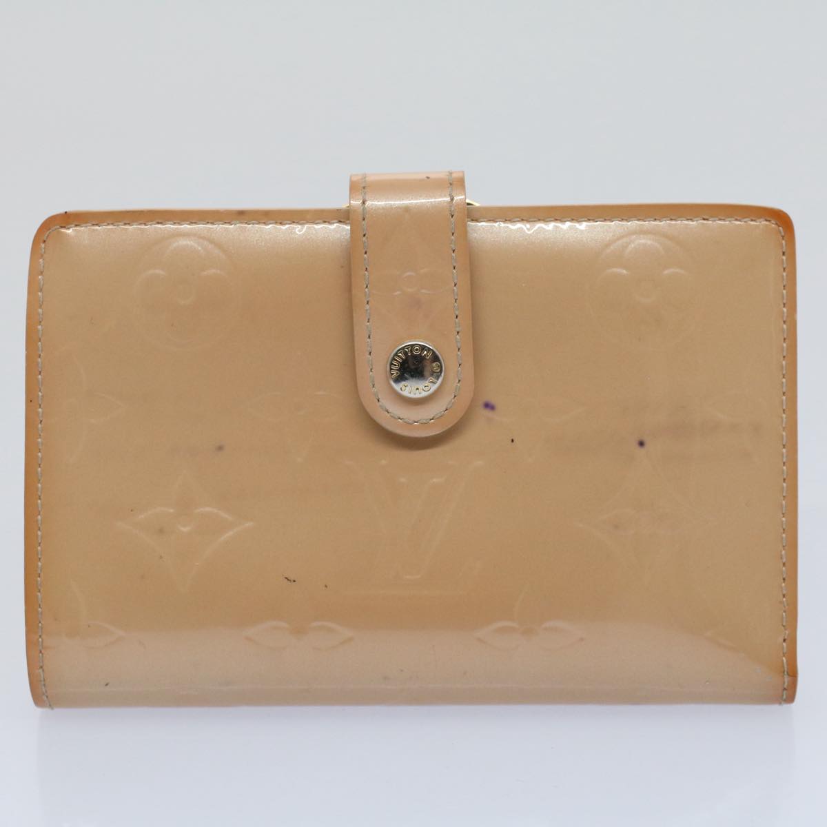 LOUIS VUITTON Monogram Vernis Key Case Wallet 5Set Beige Red LV bs8513