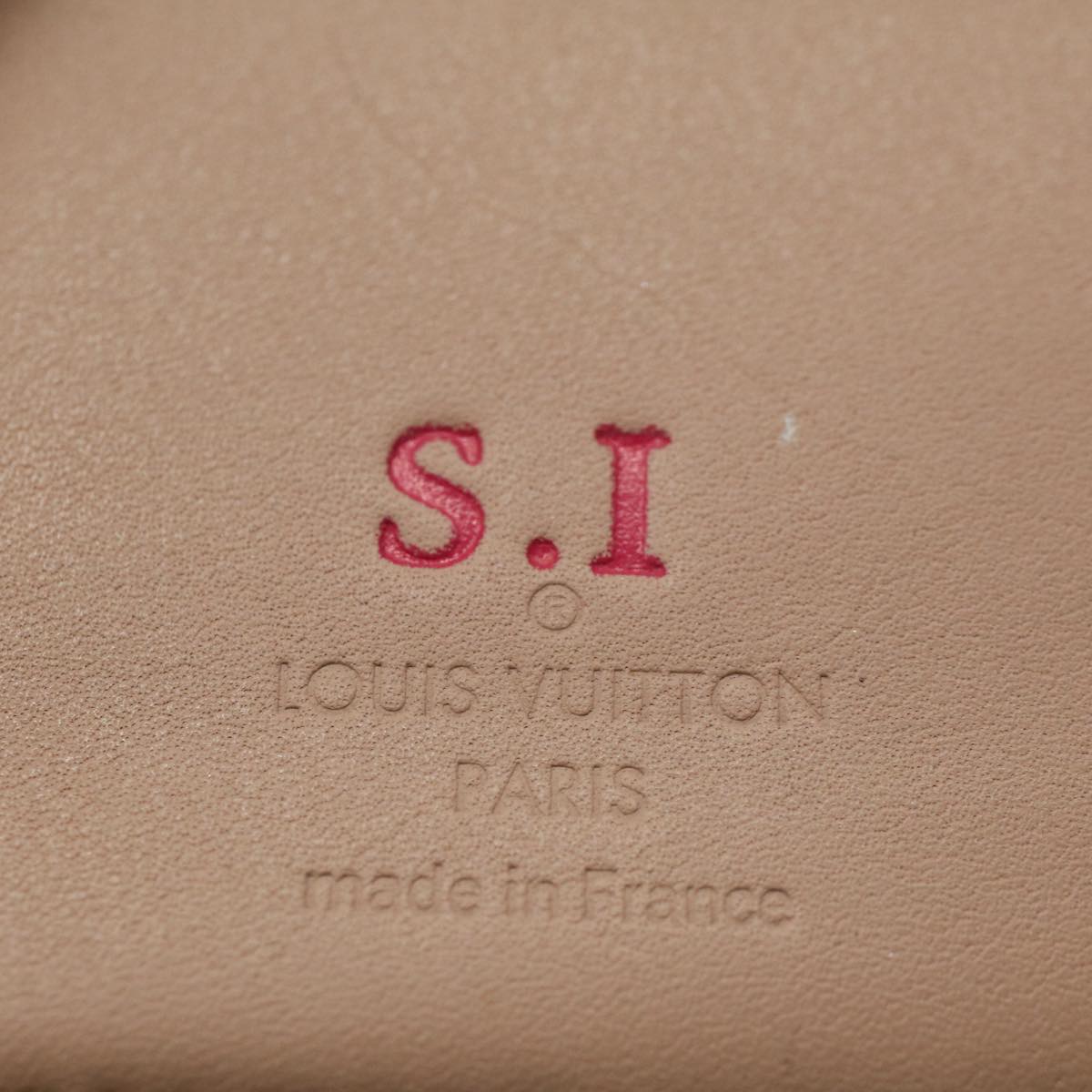 LOUIS VUITTON Monogram Vernis Key Case Wallet 5Set Beige Red LV bs8513