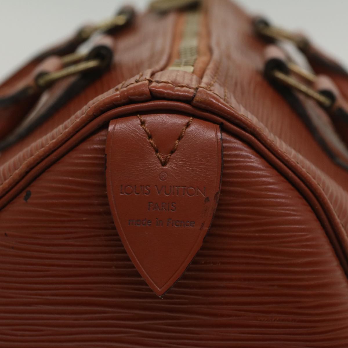 LOUIS VUITTON Epi Speedy 25 Hand Bag Brown M43013 LV bs8525