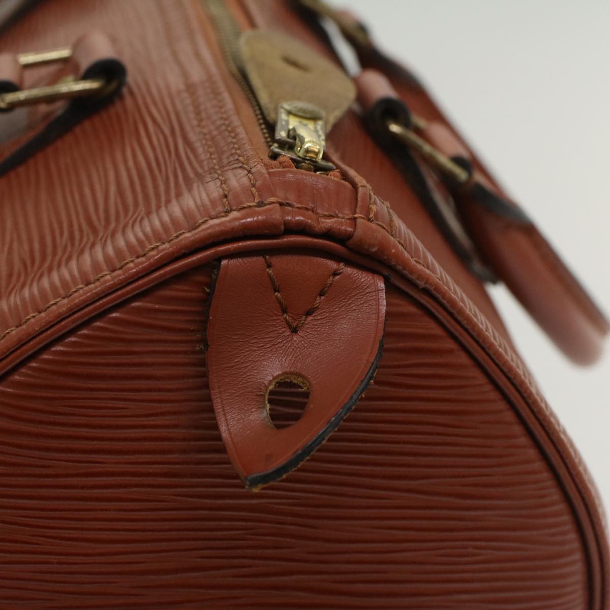 LOUIS VUITTON Epi Speedy 25 Hand Bag Brown M43013 LV bs8525