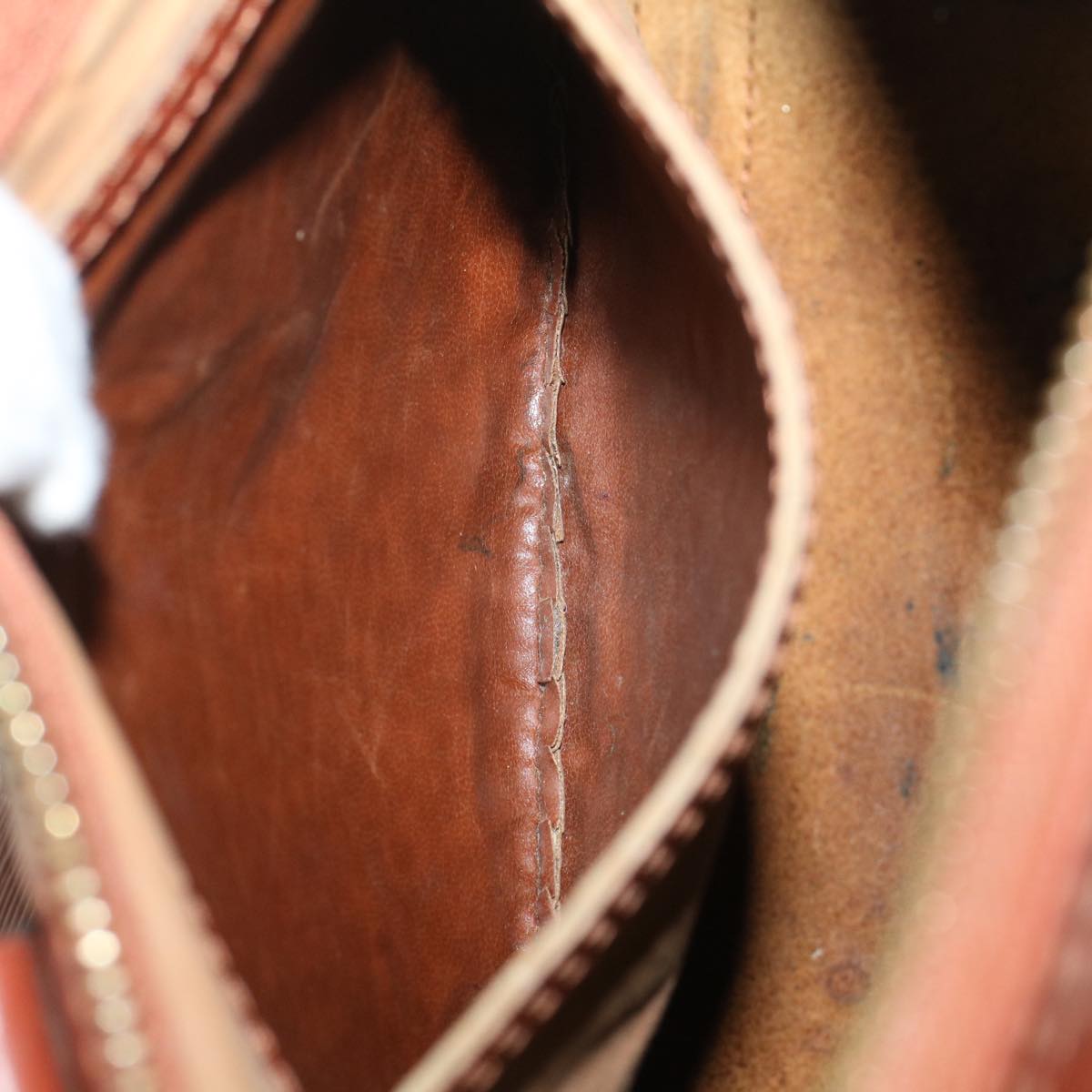 LOUIS VUITTON Epi Speedy 25 Hand Bag Brown M43013 LV bs8525
