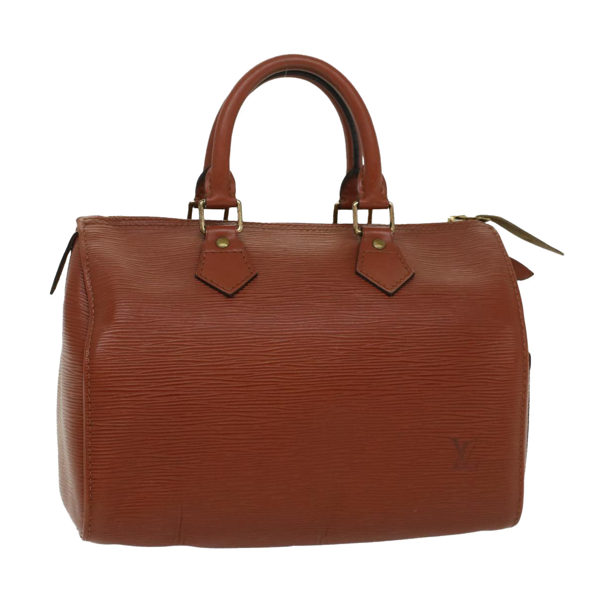 LOUIS VUITTON Epi Speedy 25 Hand Bag Brown M43013 LV bs8525