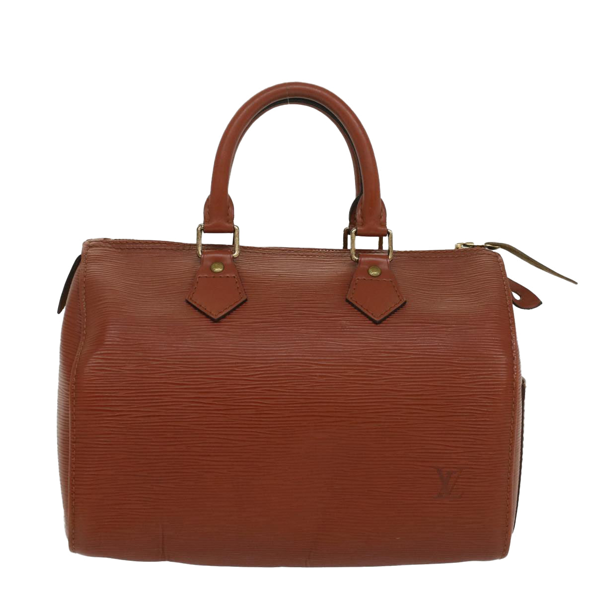 LOUIS VUITTON Epi Speedy 25 Hand Bag Brown M43013 LV bs8525