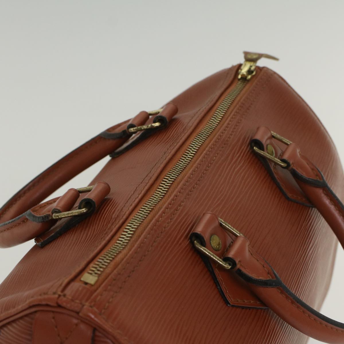 LOUIS VUITTON Epi Speedy 25 Hand Bag Brown M43013 LV bs8525