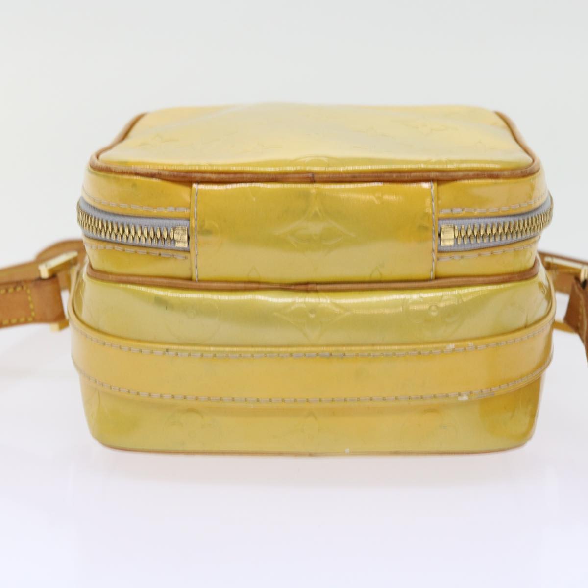 LOUIS VUITTON Monogram Vernis Wooster Shoulder Bag Gris M91036 LV bs8529