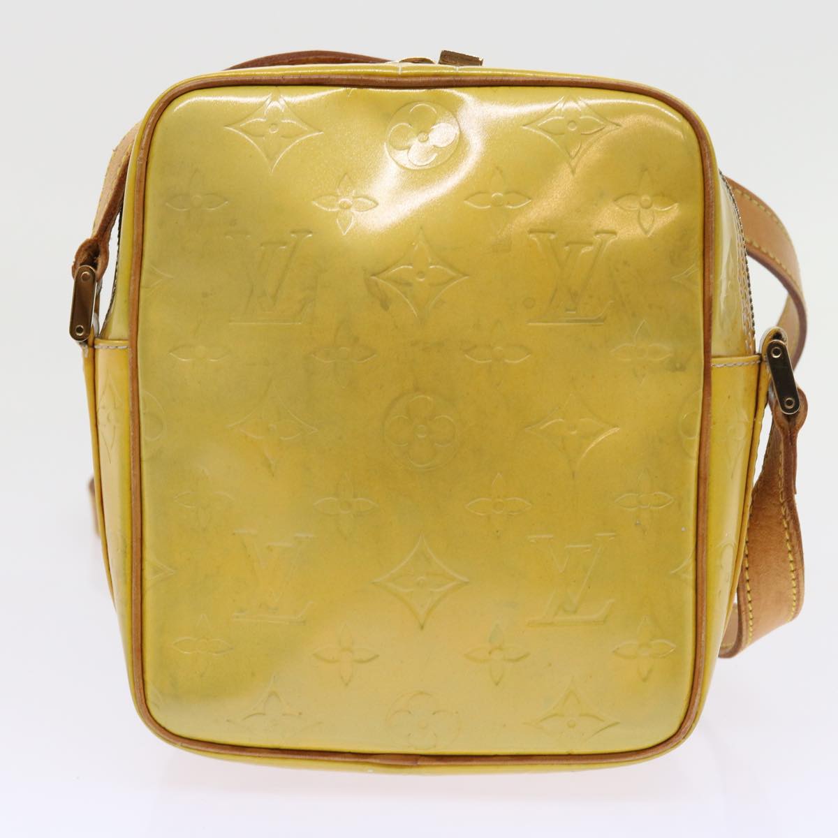 LOUIS VUITTON Monogram Vernis Wooster Shoulder Bag Gris M91036 LV bs8529