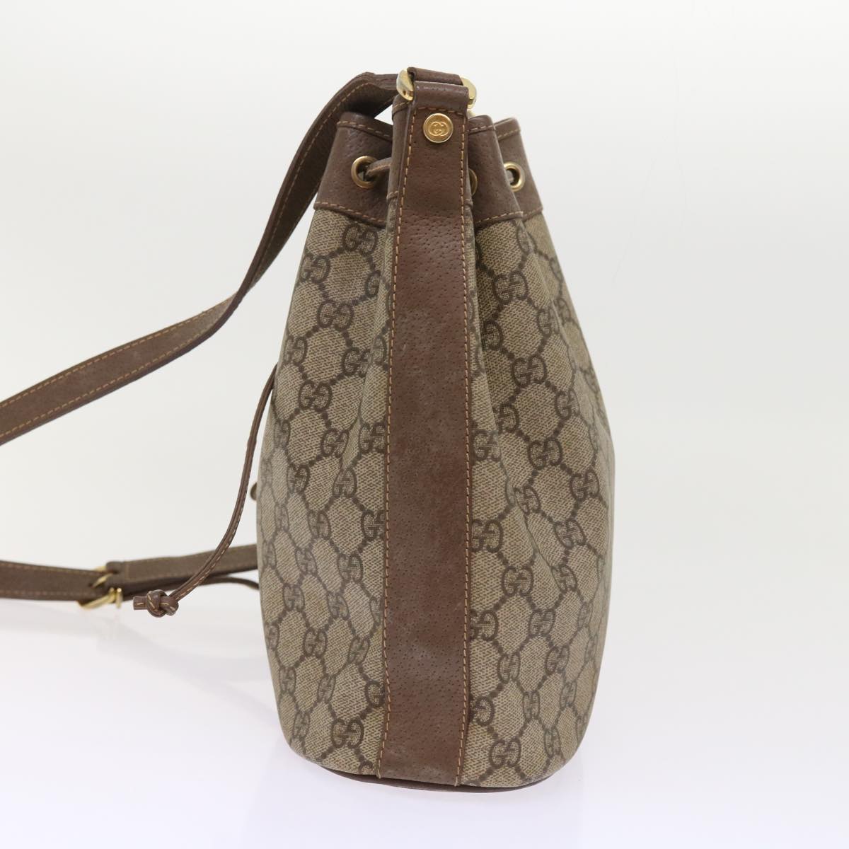 Luxury Gucci GG Canvas Shoulder Bag PVC Leather Beige 001 115 6179 4023  bs8584