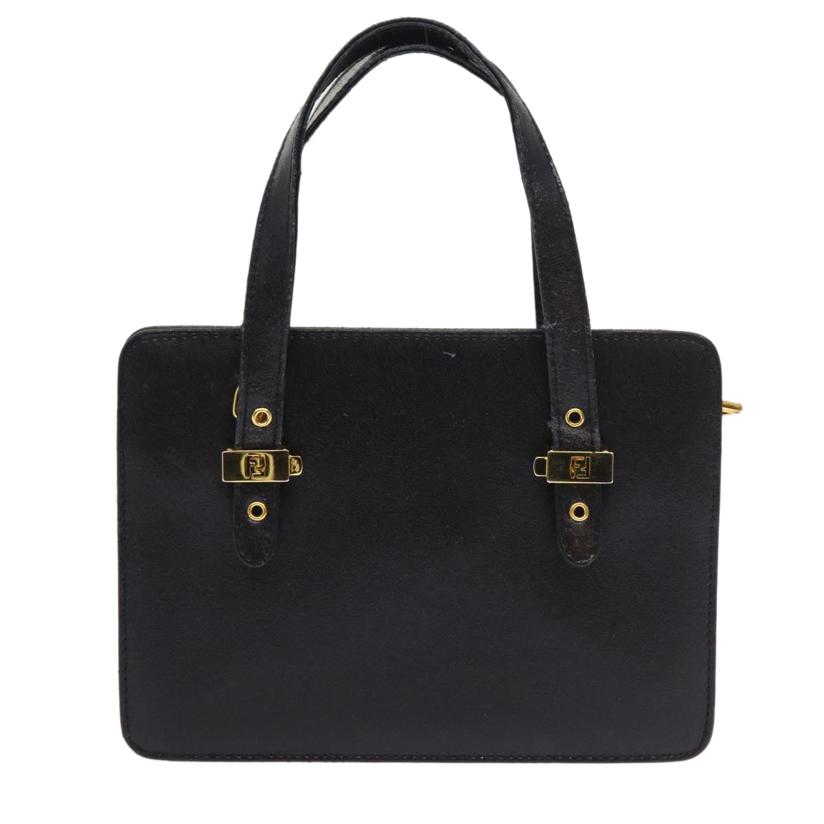 Luxury FendiShoulder Bag Leather Blackbs8613