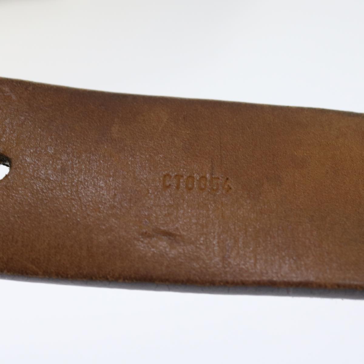 LOUIS VUITTON Monogram Ceinture Carre Belt 29.5""-34.3"" M6800 LV bs8625