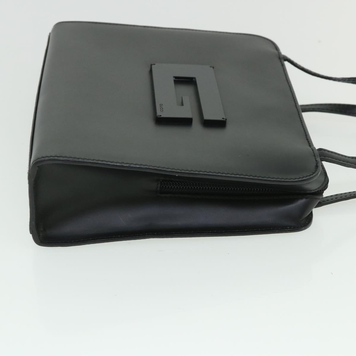 Luxury Gucci Hand Bag Leather Black 000 0812 002058  bs8640