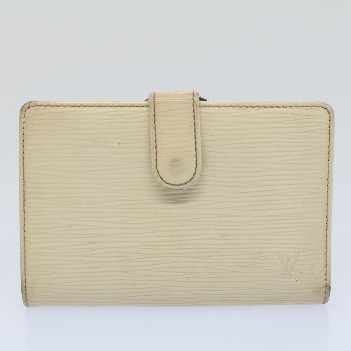 LOUIS VUITTON Epi Wallet Clutch Bag 3Set Brown White LV bs8652
