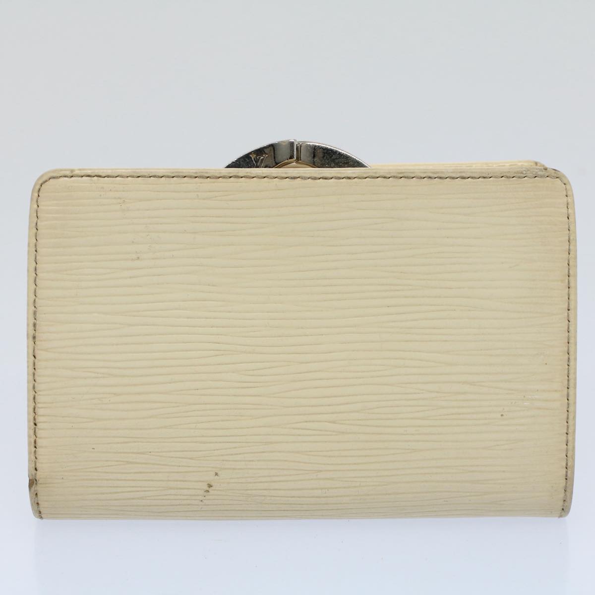 LOUIS VUITTON Epi Wallet Clutch Bag 3Set Brown White LV bs8652