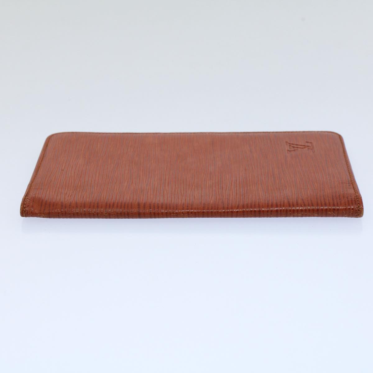 LOUIS VUITTON Epi Wallet Clutch Bag 3Set Brown White LV bs8652